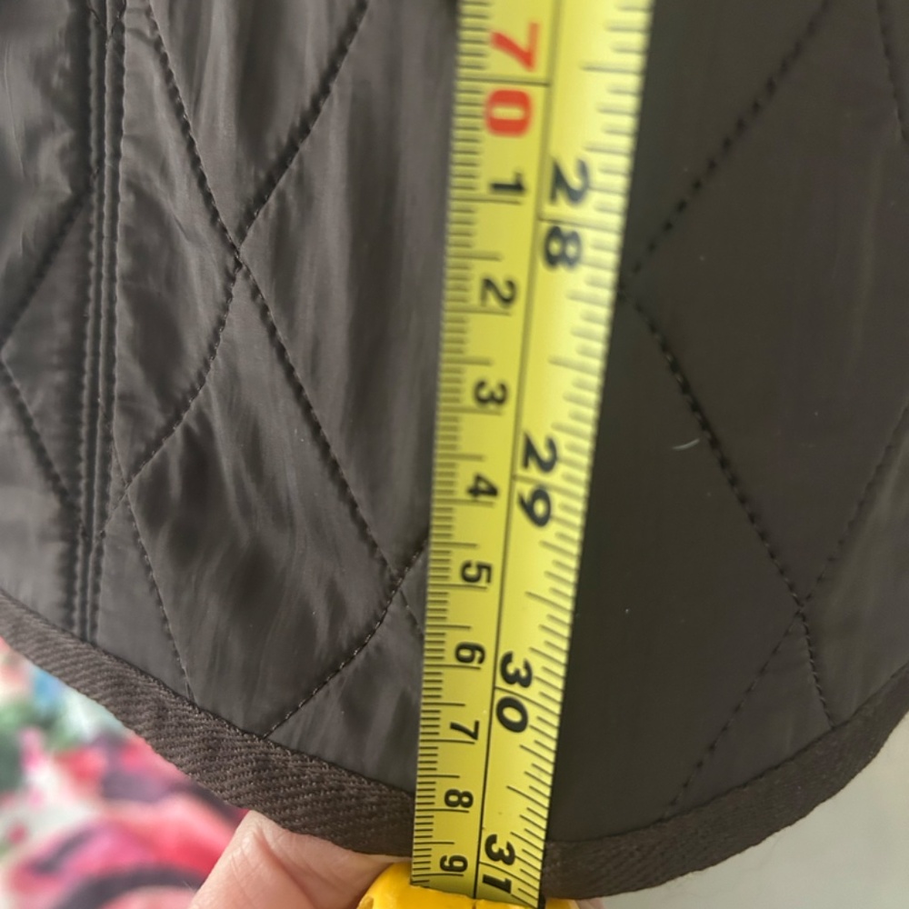 BROWN Barbour Cavalry Quilted polar fleece lined jacket - Picture 9 of 11